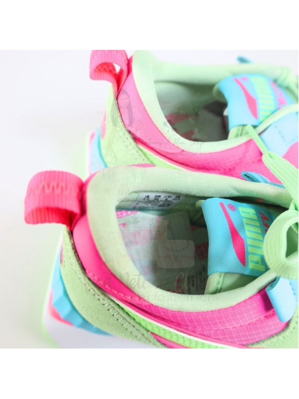NIB Puma Women's Rider Fv Brighter Days Low Top Sneakers Pink Size 6 - Picture 9 of 11